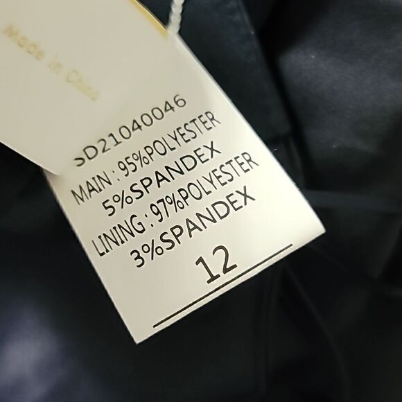 Showpo Nwt DAZZLING LIGHTS DRESS IN NAVY SATIN - Picture 14 of 15